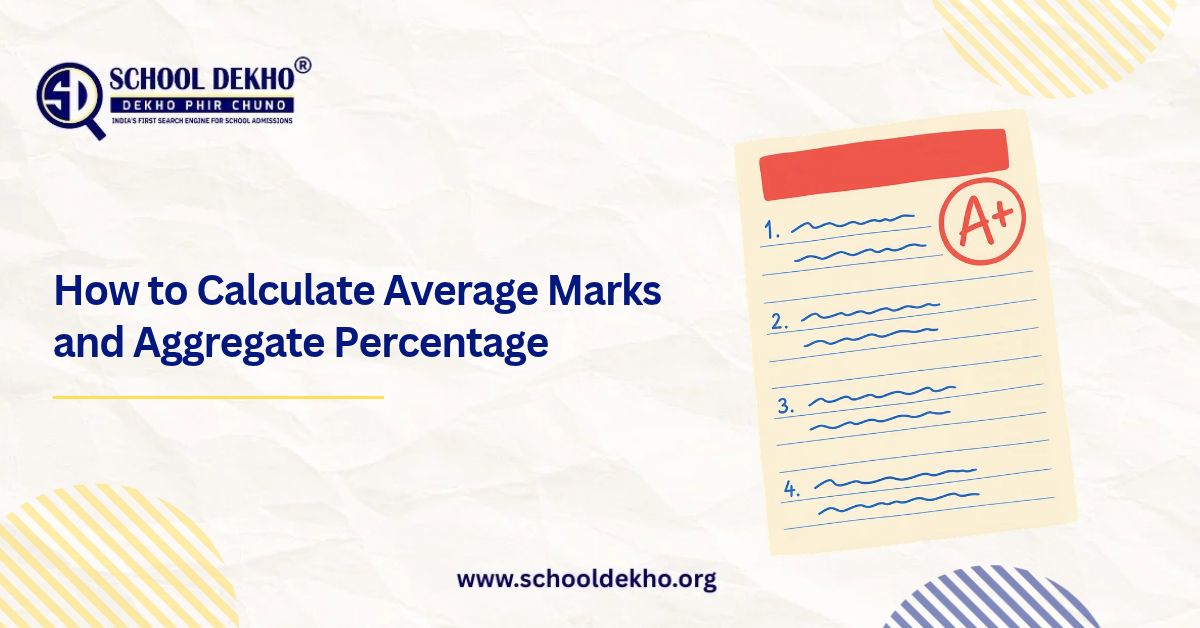 How to Calculate Average Marks and Aggregate Percentage