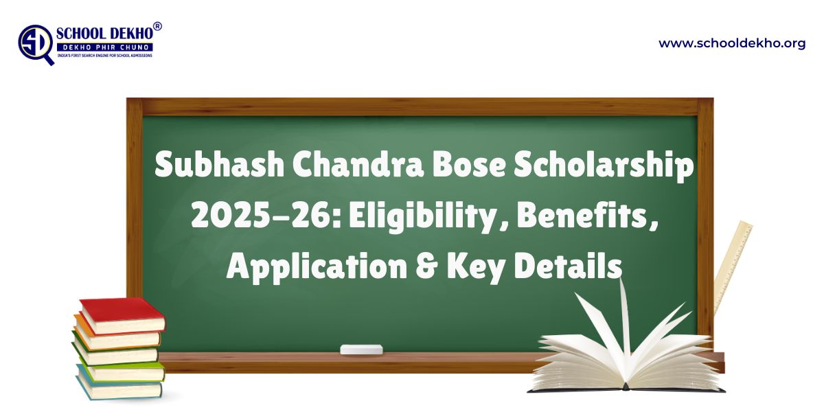 Subhash Chandra Bose Scholarship 2025-26: Eligibility, Benefits, Application & Key Details