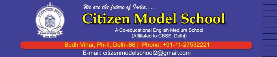 Citizen Model School-Metro Station, C-1, Phase II, 18/19, Trimurti Mandir Rd, Rithala, Budh Vihar, Delhi, Delhi -110086