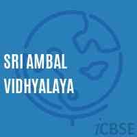 Sri Ambal Vidhyalaya-Ambal Nagar, vilathikulam, Thoothukudi, Tamil Nadu -628907
