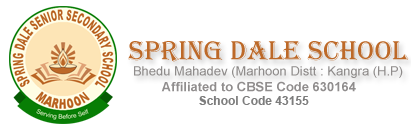 Spring dale school-Vill.bhedu mahadev(marhoon) teh .palampur, Kangra, Himachal Pradesh -176092