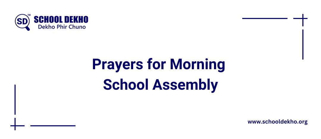 Prayers for Morning School Assembly